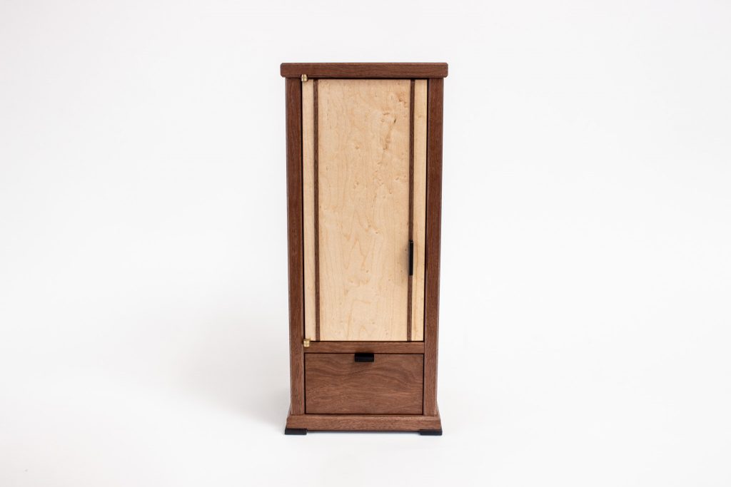 Culley Walnut Jewelry Cab