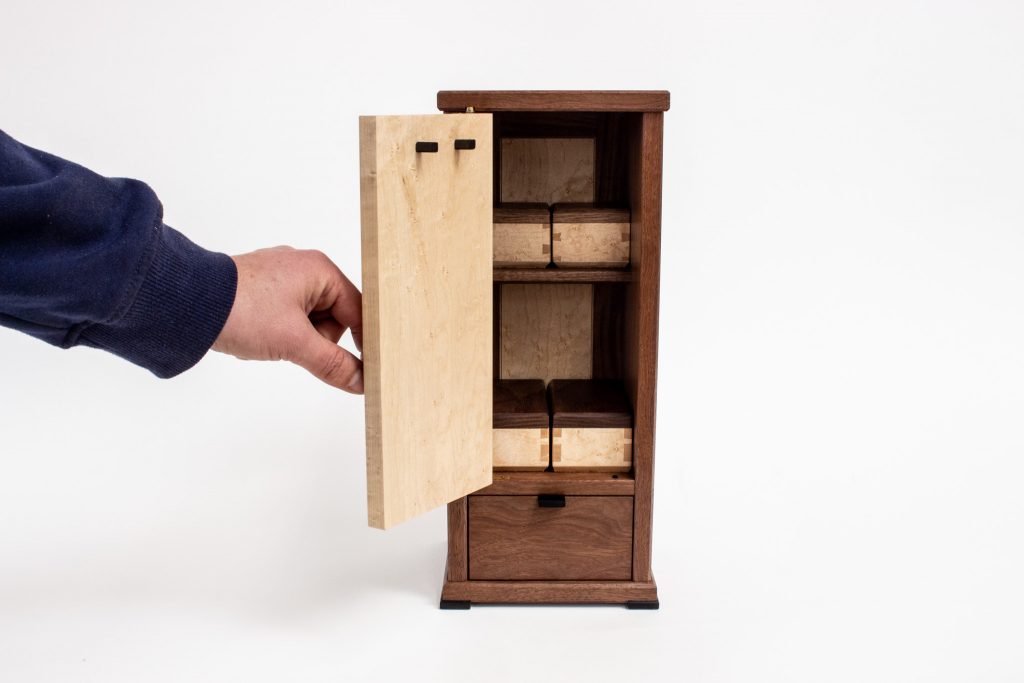 Culley Walnut Jewelry Cab