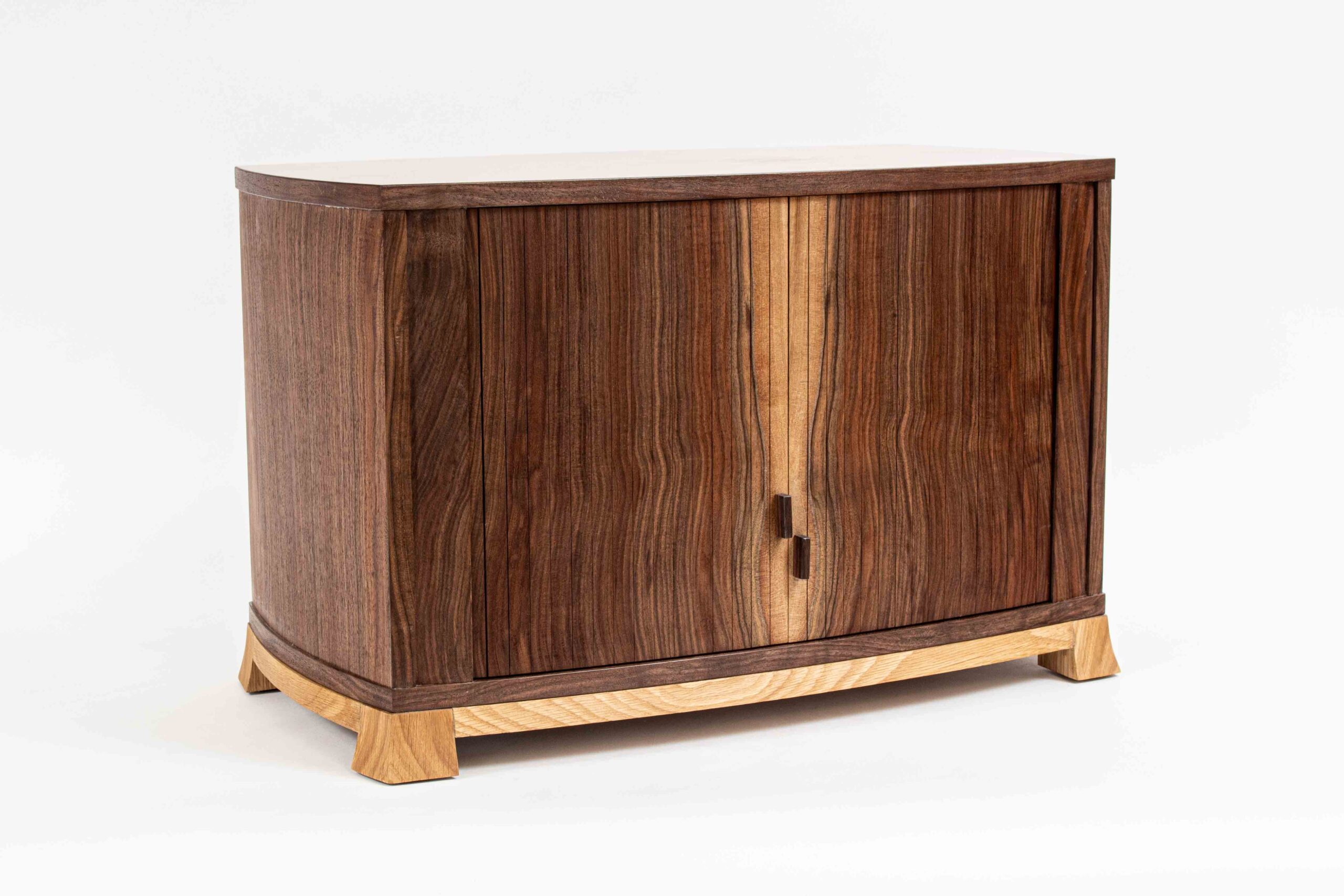 Featured image for “Fishers Alley: Redwood & Walnut Drinks Cabinet”